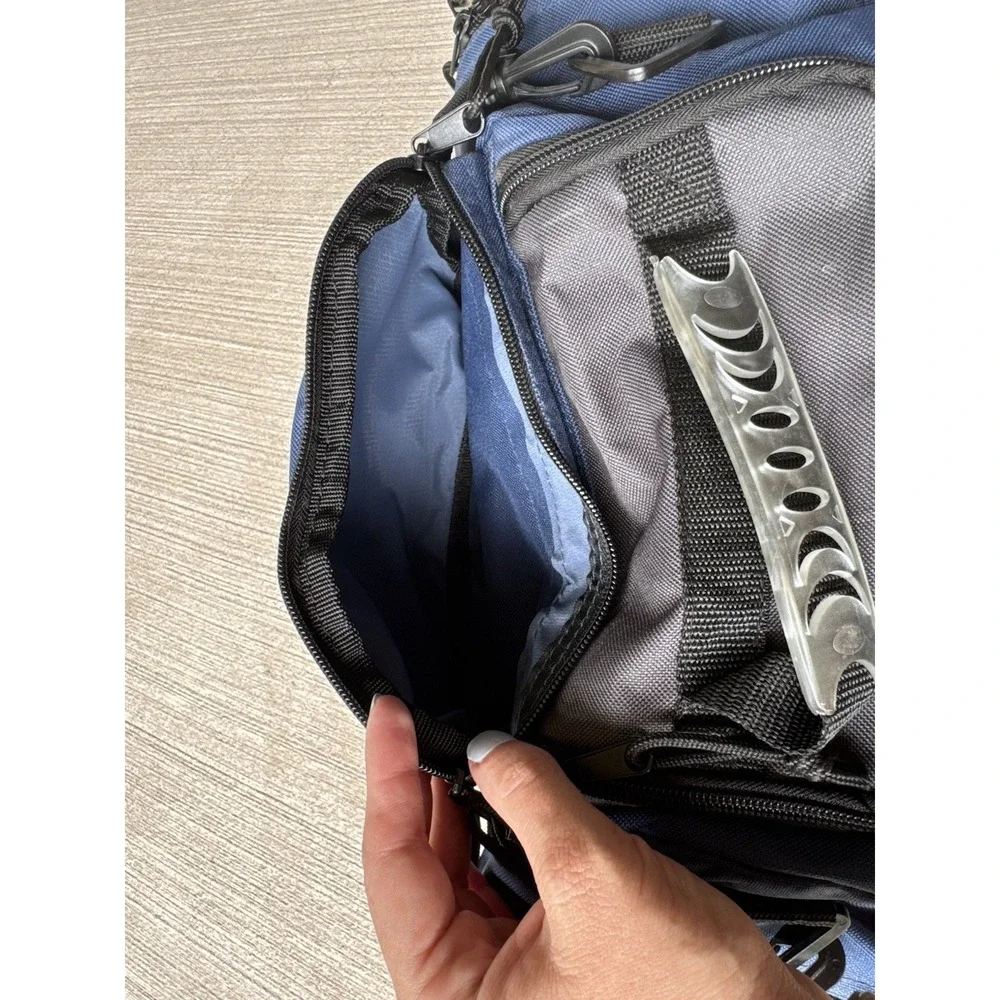 Cabelas Utility Bag Blue Fishing Pack Hiking Hunting Outdoors Travel